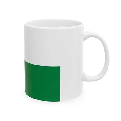 Flag of Rioverde (Ecuador) White Coffee Mug - Go Mug Yourself