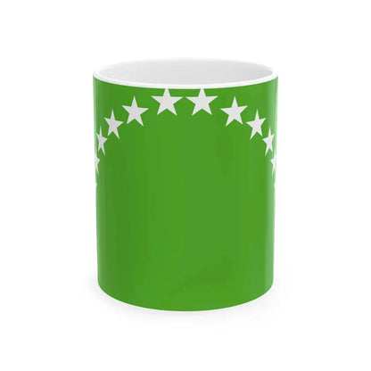 Flag of Risaralda Department (Colombia) White Coffee Mug 11oz - Go Mug Yourself