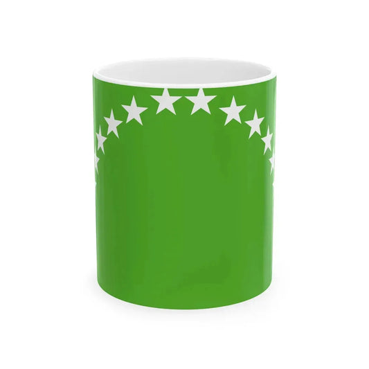Flag of Risaralda Department (Colombia) White Coffee Mug 11oz - Go Mug Yourself