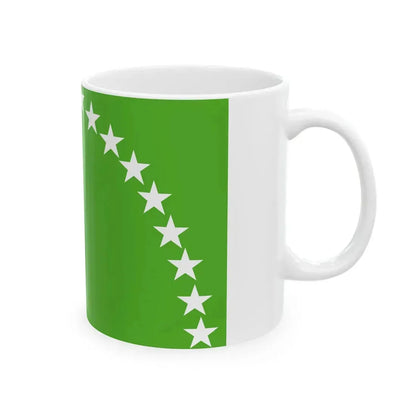 Flag of Risaralda Department (Colombia) White Coffee Mug - Go Mug Yourself