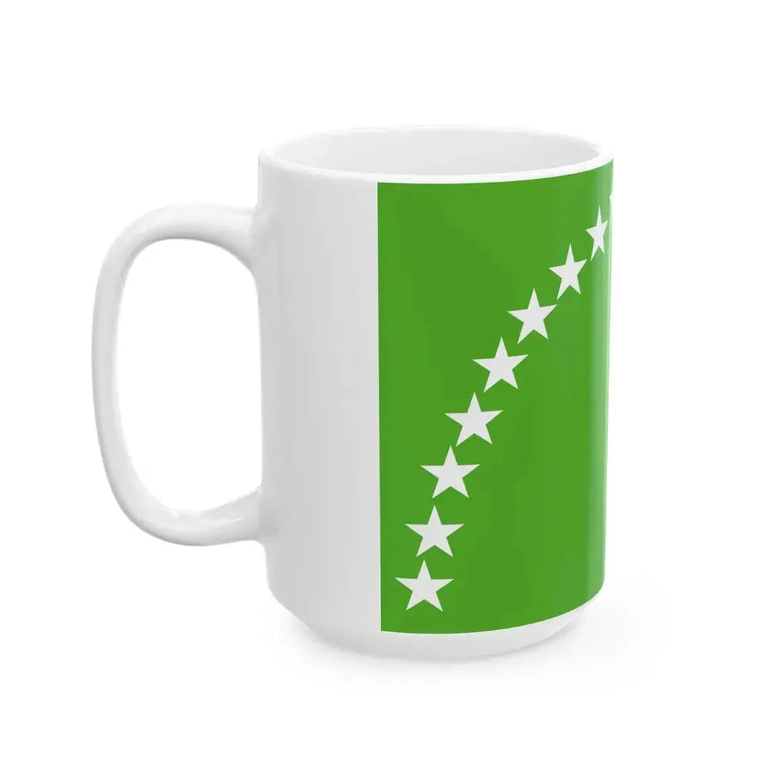 Flag of Risaralda Department (Colombia) White Coffee Mug - Go Mug Yourself