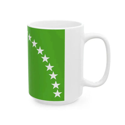 Flag of Risaralda Department (Colombia) White Coffee Mug - Go Mug Yourself