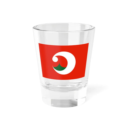 Flag of Rishiri Hokkaido (Japan) Shot Glass 1.5oz 1.5oz - Go Mug Yourself