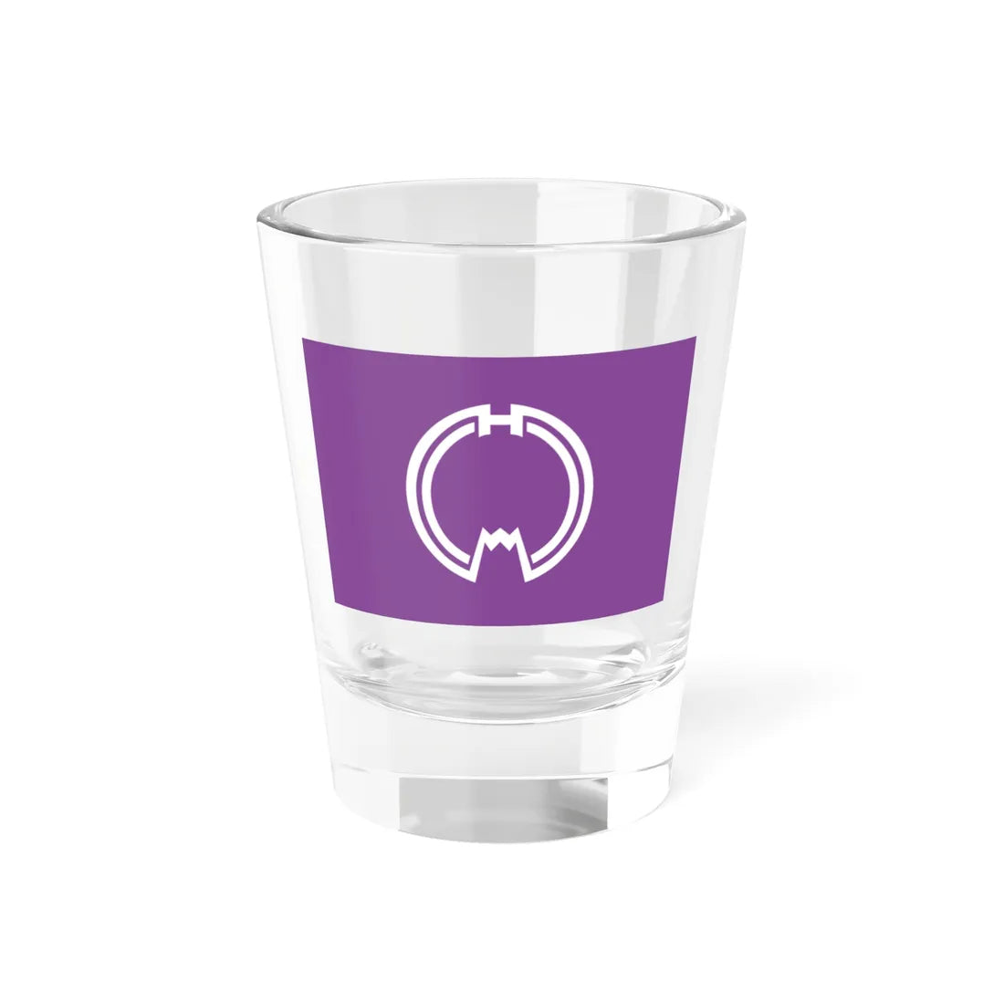 Flag of Rishirifuji Hokkaido (Japan) Shot Glass 1.5oz 1.5oz - Go Mug Yourself