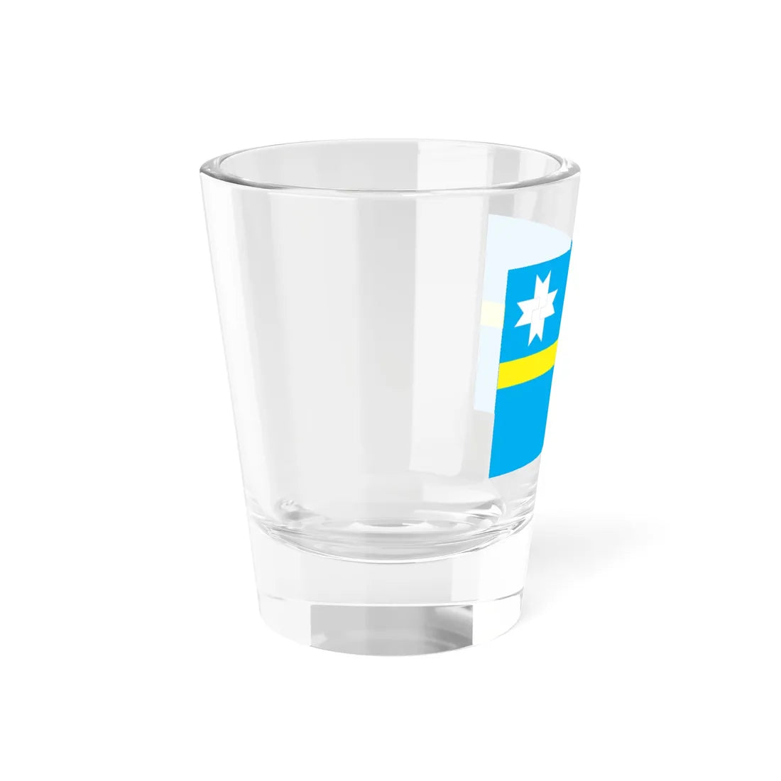 Flag of Risti Parish (Estonia) Shot Glass 1.5oz - Go Mug Yourself