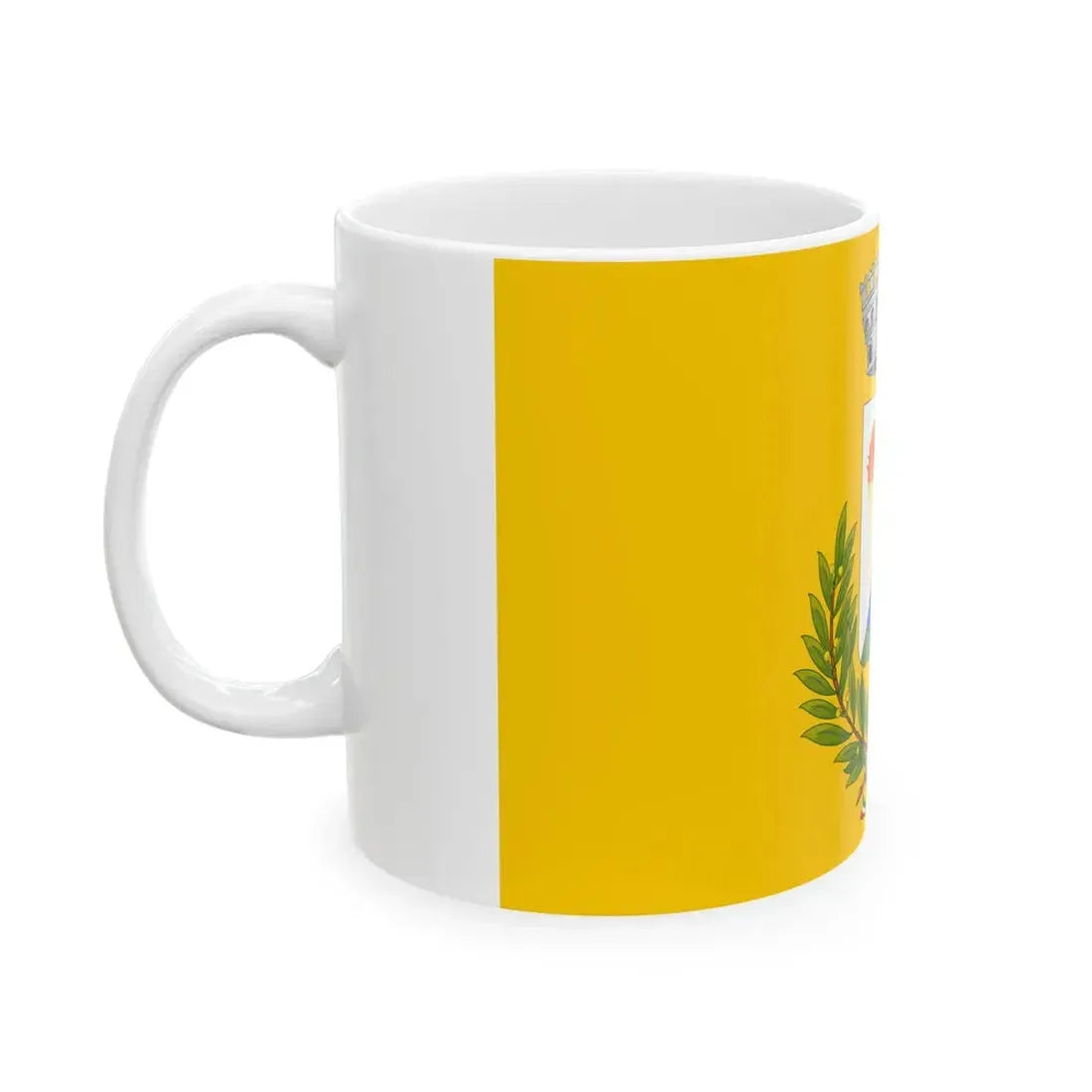 Flag of Riva del Po (Italy) White Coffee Mug - Go Mug Yourself