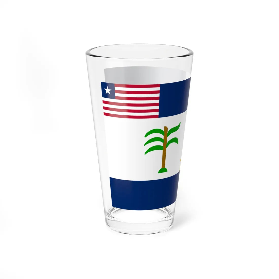 Flag of Rivercess County (Liberia) Pint Glass 16oz - Go Mug Yourself