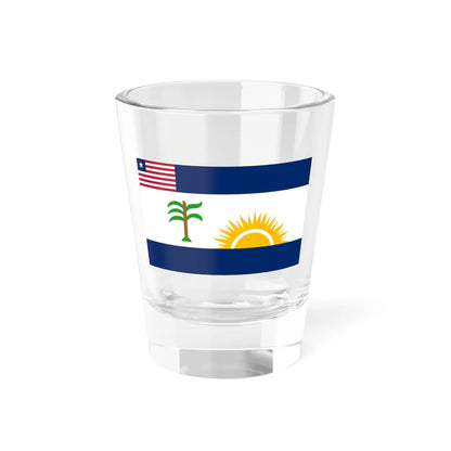 Flag of Rivercess County (Liberia) Shot Glass 1.5oz 1.5oz - Go Mug Yourself