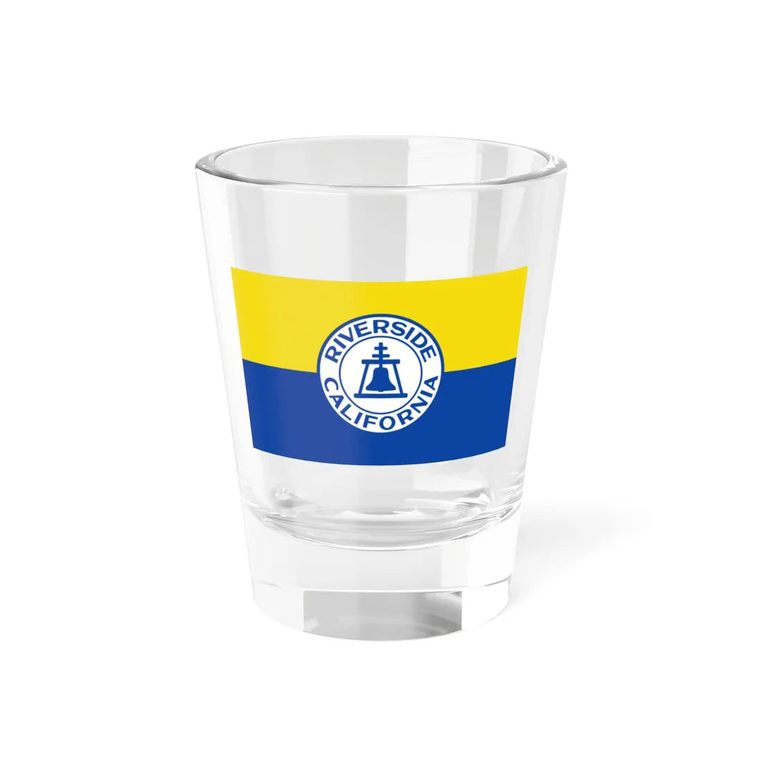 Flag of Riverside California 1967-2020 (United States) Shot Glass 1.5oz 1.5oz - Go Mug Yourself