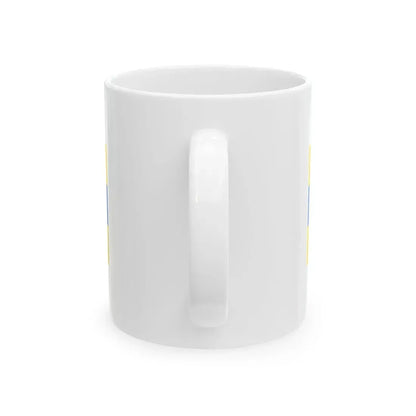 Flag of Rivne Oblast (Ukraine) White Coffee Mug - Go Mug Yourself