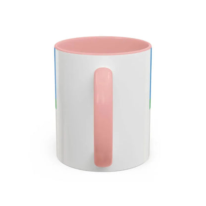 Flag of Rivne Ukraine - Accent Coffee Mug - Go Mug Yourself