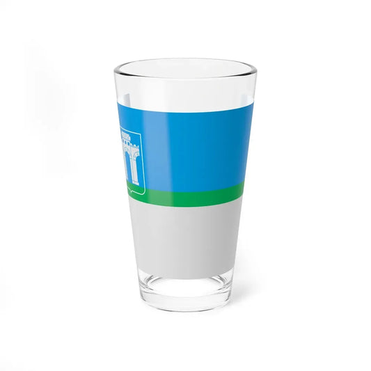 Flag of Rivne Ukraine - Pint Glass 16oz 16oz - Go Mug Yourself