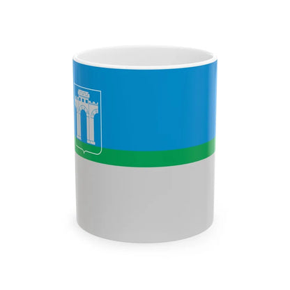 Flag of Rivne Ukraine - White Coffee Mug-11oz-Go Mug Yourself