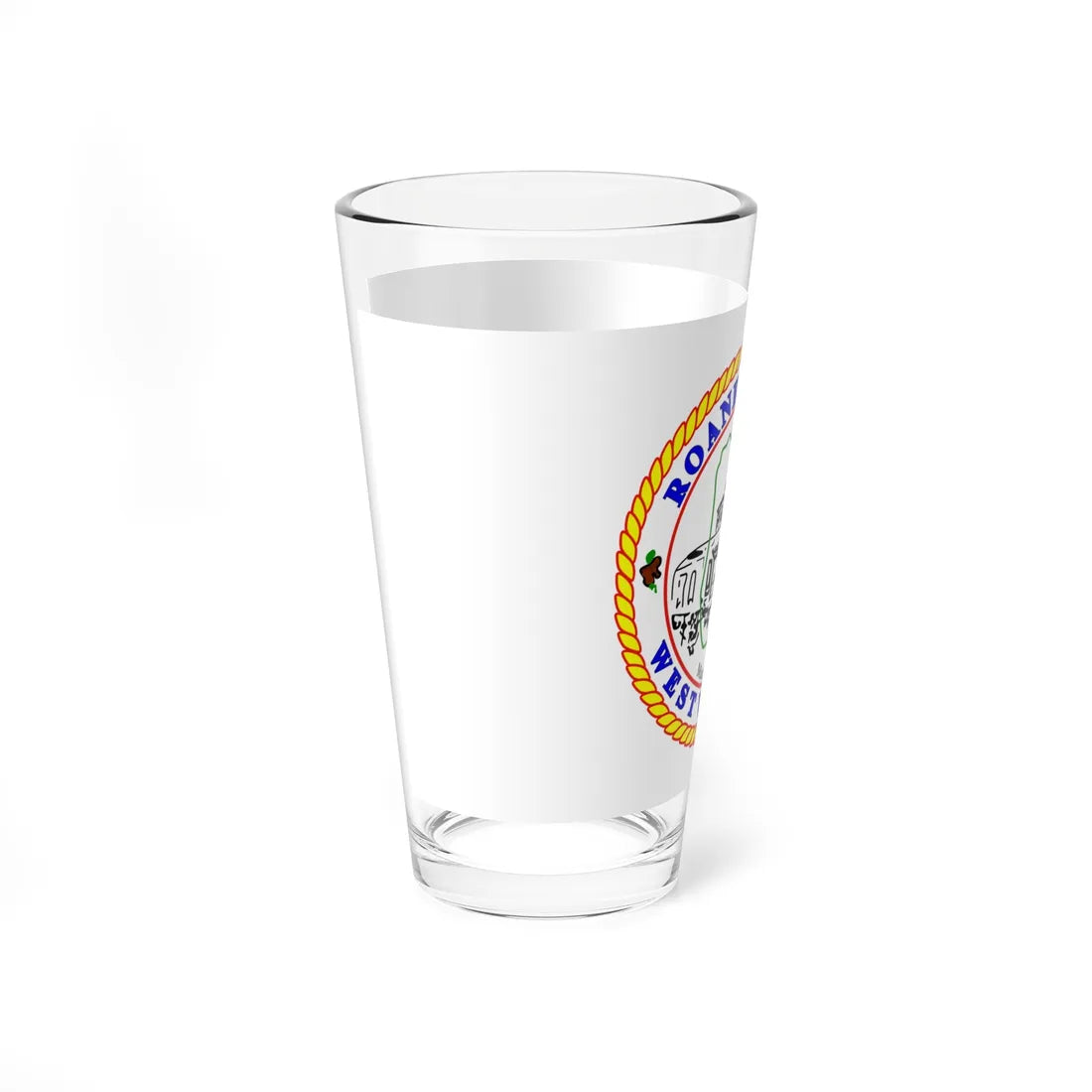 Flag of Roane County West Virginia (United States) Pint Glass 16oz - Go Mug Yourself