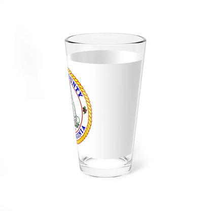 Flag of Roane County West Virginia (United States) Pint Glass 16oz - Go Mug Yourself