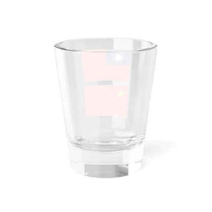 Flag of ROC and PRC 2 (China) Shot Glass 1.5oz - Go Mug Yourself