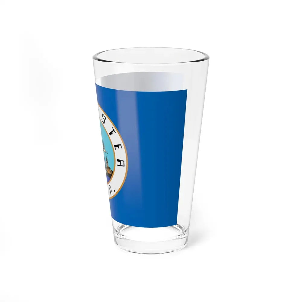 Flag of Rochester, Minnesota - Pint Glass 16oz - Go Mug Yourself