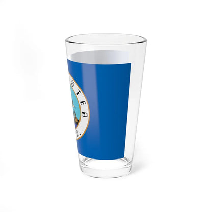 Flag of Rochester Minnesota (United States) Pint Glass 16oz - Go Mug Yourself