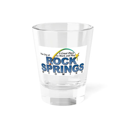 Flag of Rock Springs Wyoming (United States) Shot Glass 1.5oz 1.5oz - Go Mug Yourself