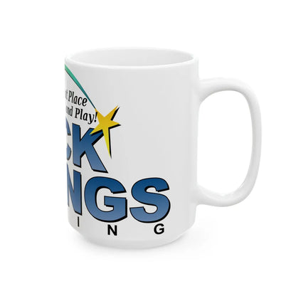 Flag of Rock Springs Wyoming (United States) White Coffee Mug - Go Mug Yourself