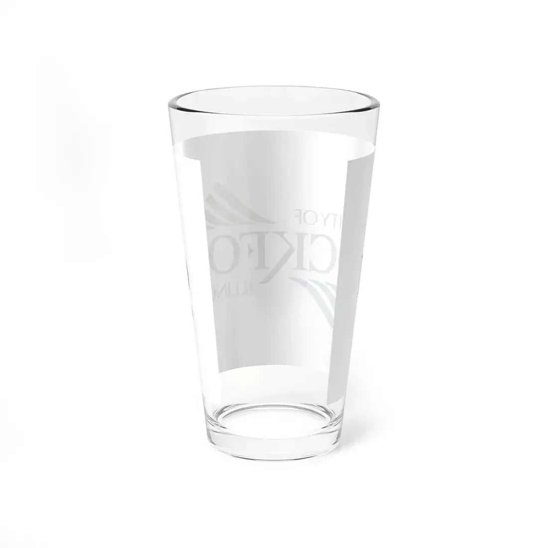 Flag of Rockford, Illinois - Pint Glass 16oz - Go Mug Yourself