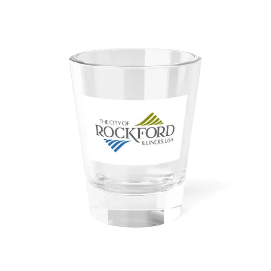 Flag of Rockford Illinois (United States) Shot Glass 1.5oz 1.5oz - Go Mug Yourself