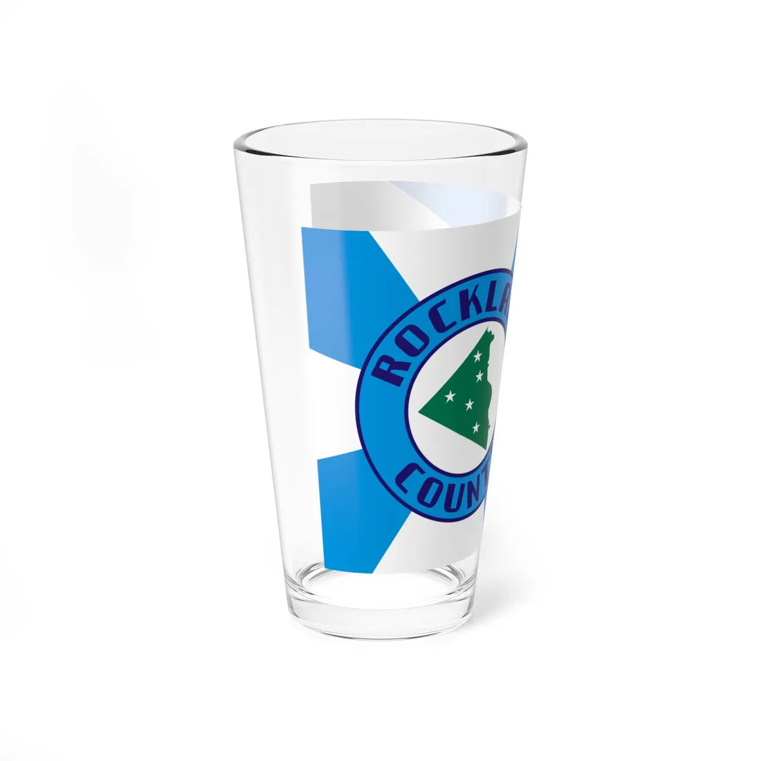 Flag of Rockland County New York (United States) Pint Glass 16oz - Go Mug Yourself