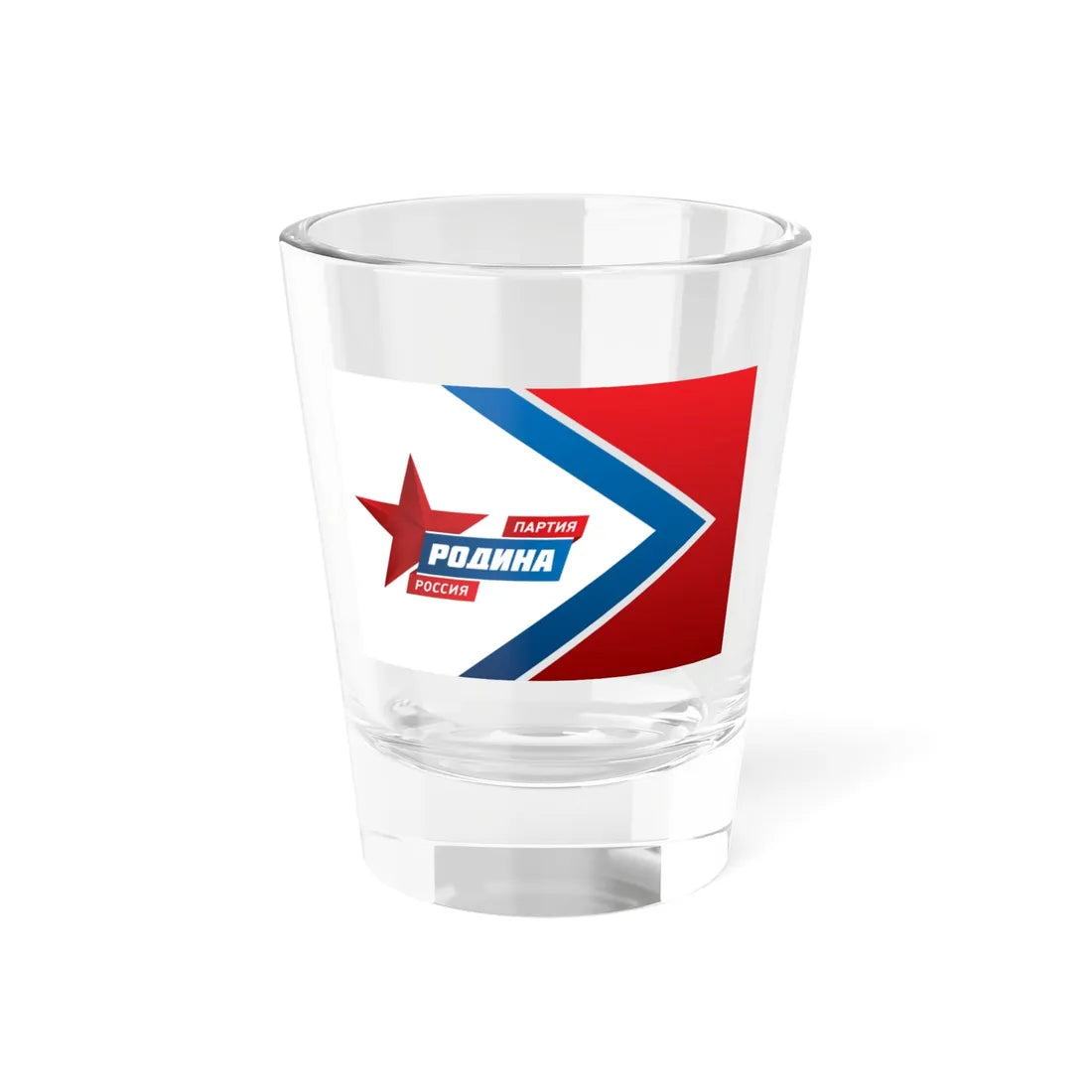 Flag of Rodina (Russia) Shot Glass 1.5oz 1.5oz - Go Mug Yourself