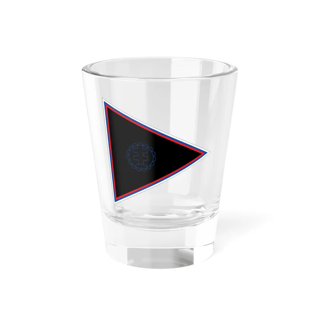 Flag Of Rodobrana 1926 1929 Bordered (Slovakia) Shot Glass 1.5oz 1.5oz - Go Mug Yourself