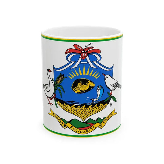 Flag of Rodrigues (Mauritius) White Coffee Mug 11oz - Go Mug Yourself