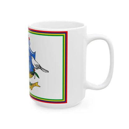 Flag of Rodrigues (Mauritius) White Coffee Mug - Go Mug Yourself
