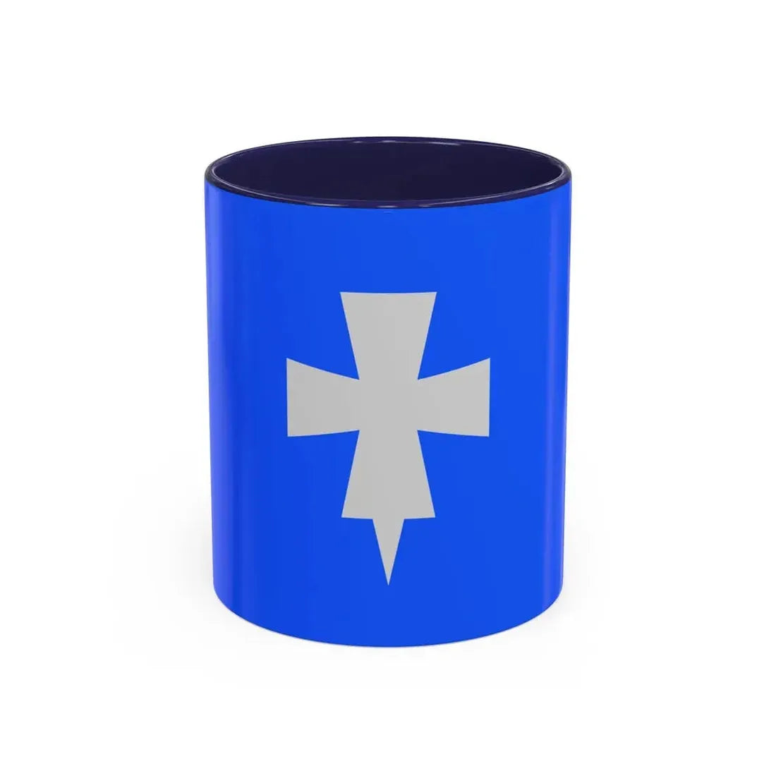 Flag of Rogaland Norway - Accent Coffee Mug 11oz Navy - Go Mug Yourself