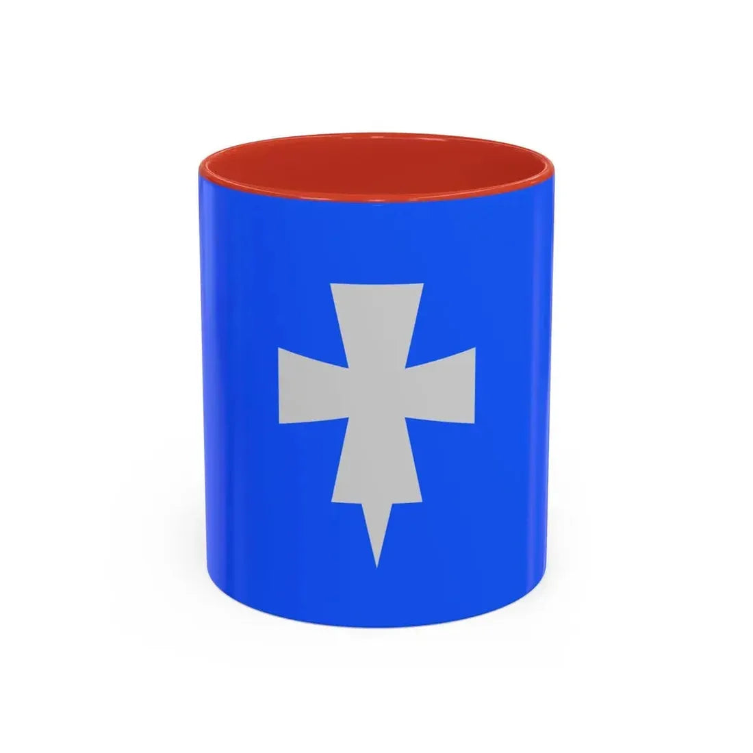 Flag of Rogaland Norway - Accent Coffee Mug 11oz Red - Go Mug Yourself