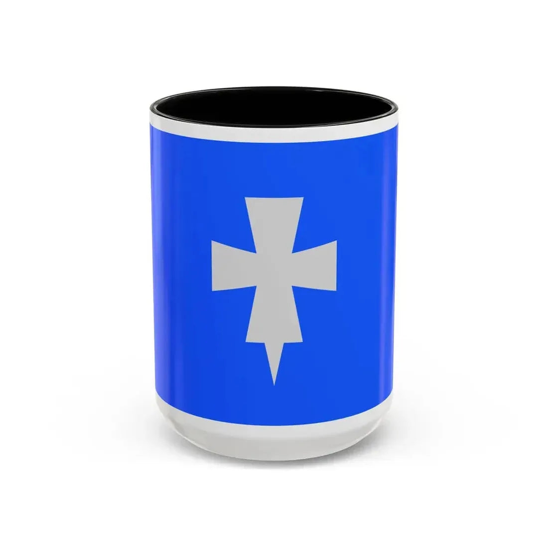 Flag of Rogaland Norway - Accent Coffee Mug 15oz Black - Go Mug Yourself