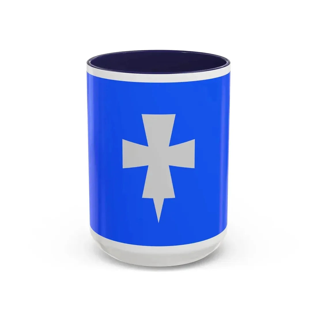 Flag of Rogaland Norway - Accent Coffee Mug 15oz Navy - Go Mug Yourself