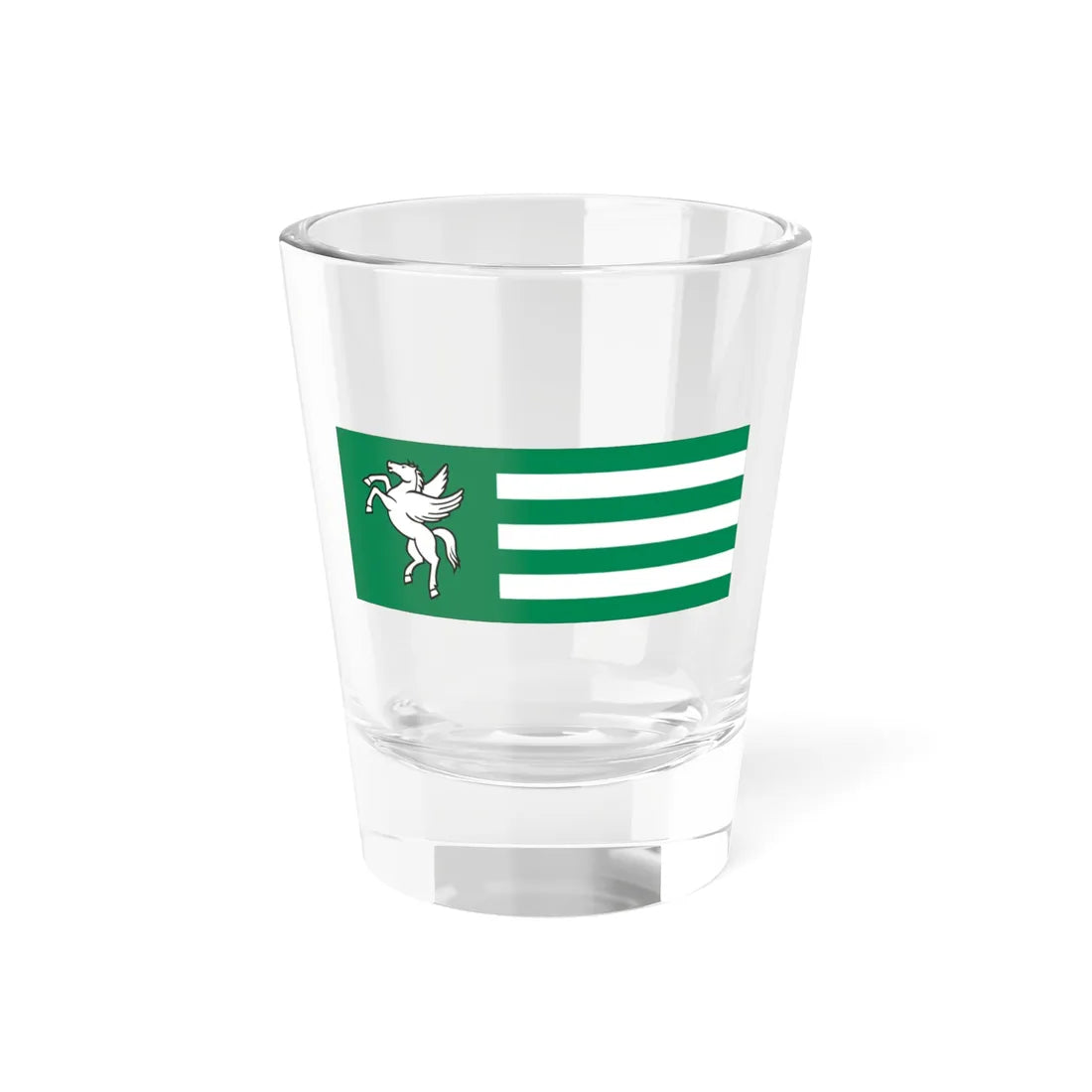 Flag of Rogaska Slatina (Slovenia) Shot Glass 1.5oz 1.5oz - Go Mug Yourself
