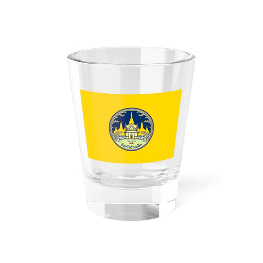 Flag of Roi Et Province Thailand - Shot Glass 1.5oz 1.5oz - Go Mug Yourself