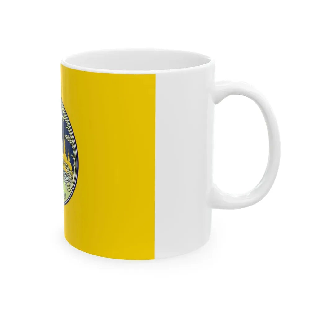 Flag of Roi Et Province Thailand - White Coffee Mug - Go Mug Yourself