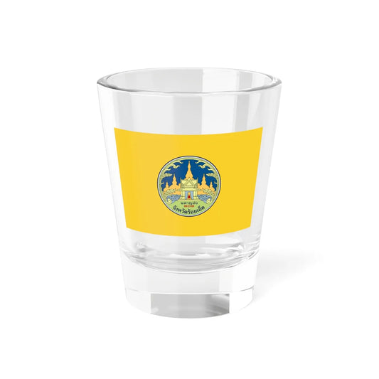 Flag of Roi Et (Thailand) Shot Glass 1.5oz 1.5oz - Go Mug Yourself