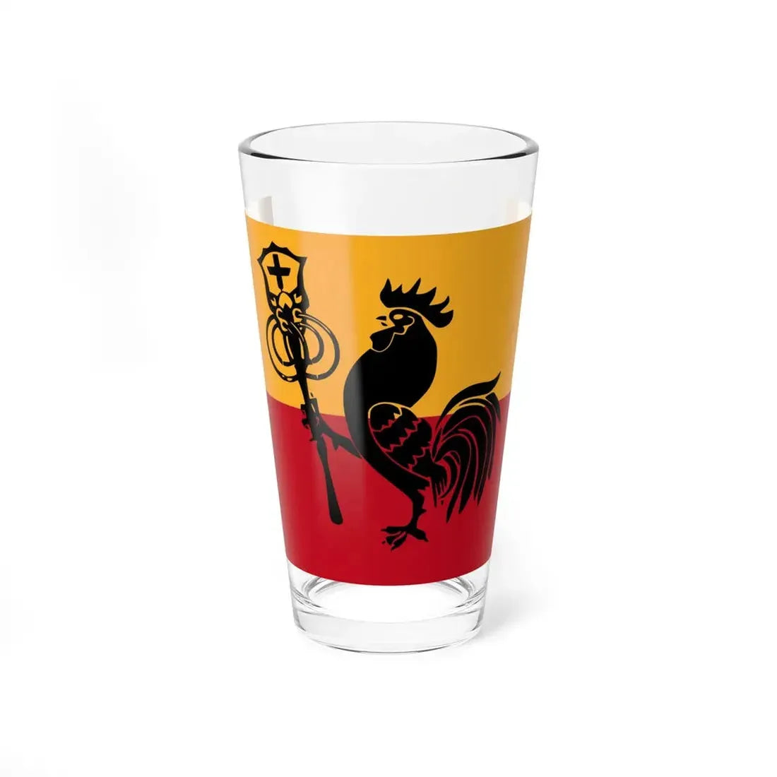 Flag of Romagna (Italy) Pint Glass 16oz 16oz - Go Mug Yourself
