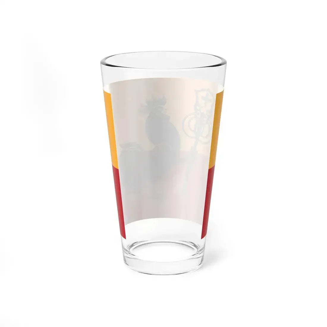 Flag of Romagna (Italy) Pint Glass 16oz - Go Mug Yourself