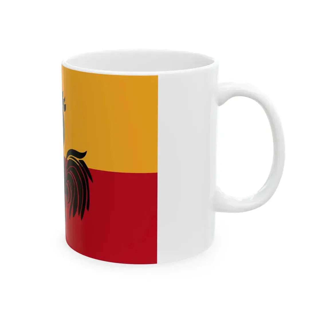 Flag of Romagna (Italy) White Coffee Mug - Go Mug Yourself