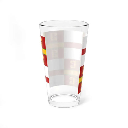 Flag of Romagna Lega Nord (Italy) Pint Glass 16oz - Go Mug Yourself