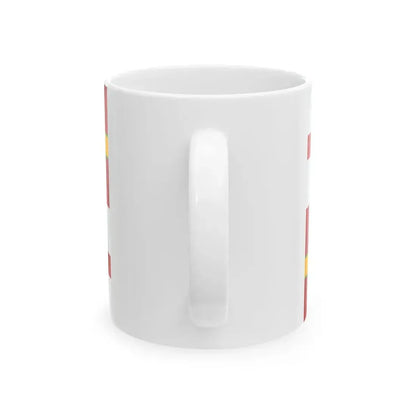 Flag of Romagna Lega Nord (Italy) White Coffee Mug - Go Mug Yourself