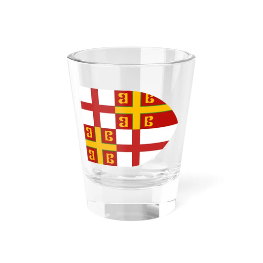 Flag of Romagna Lega Nord Variant (Italy) Shot Glass 1.5oz 1.5oz - Go Mug Yourself