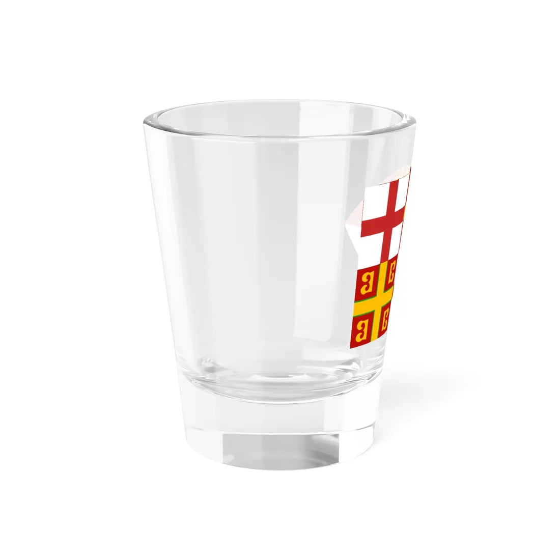 Flag of Romagna Lega Nord Variant (Italy) Shot Glass 1.5oz - Go Mug Yourself