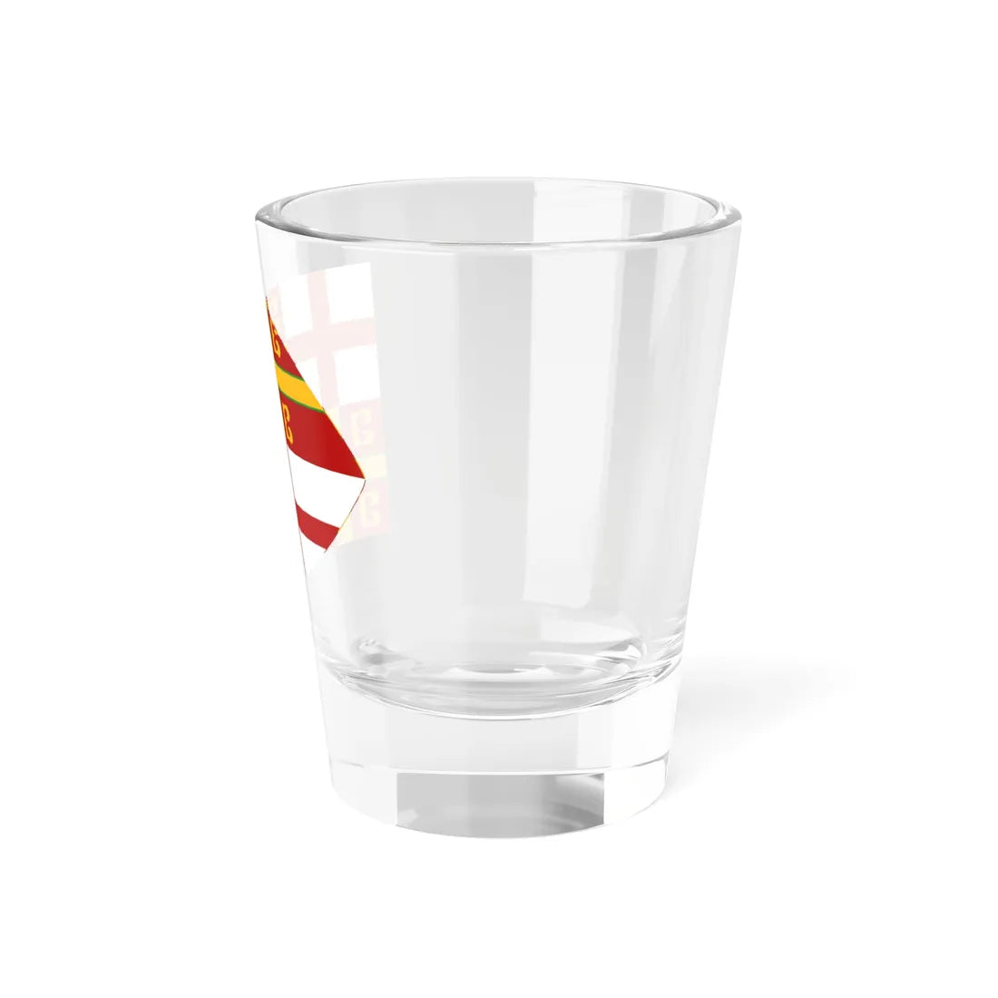 Flag of Romagna Lega Nord Variant (Italy) Shot Glass 1.5oz - Go Mug Yourself