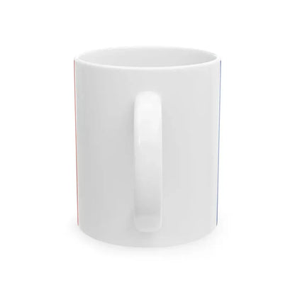 Flag of Romania 1989-1995 (Oman) White Coffee Mug - Go Mug Yourself