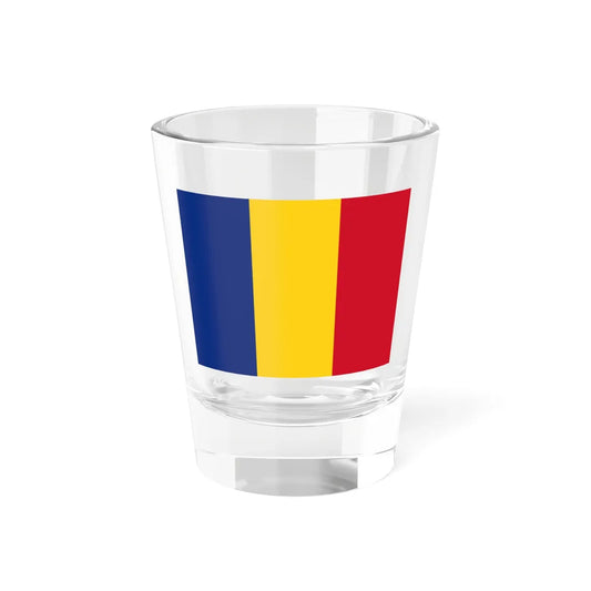 Flag of Romania 4-3 (Oman) Shot Glass 1.5oz 1.5oz - Go Mug Yourself