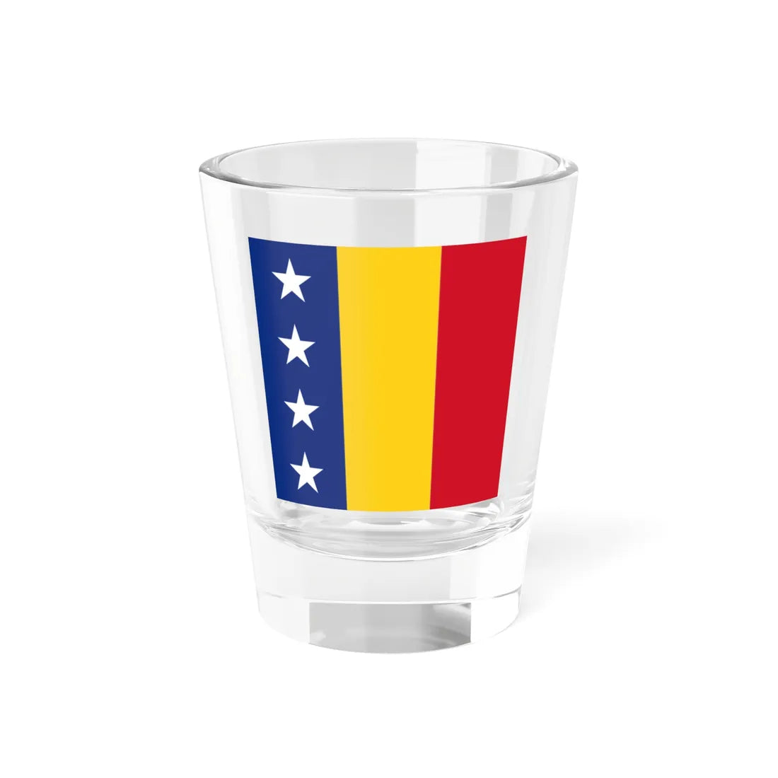Flag of Romanian Chief of the General Staff (Oman) Shot Glass 1.5oz 1.5oz - Go Mug Yourself
